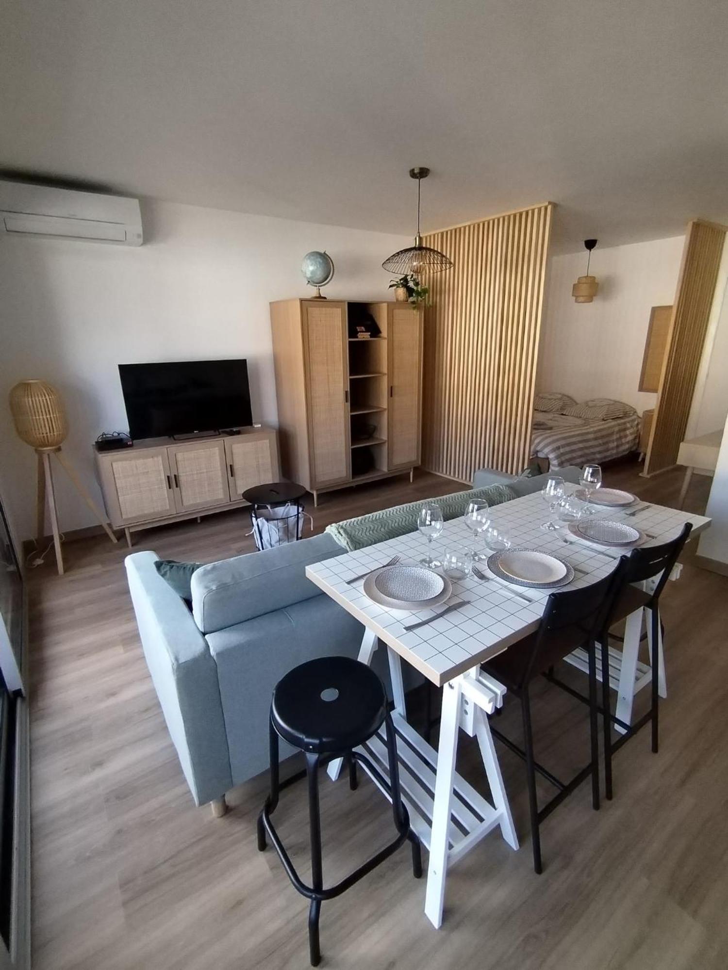 Studio Avec Coin Nuit Roquebrune-Cap-Martin Kamer foto
